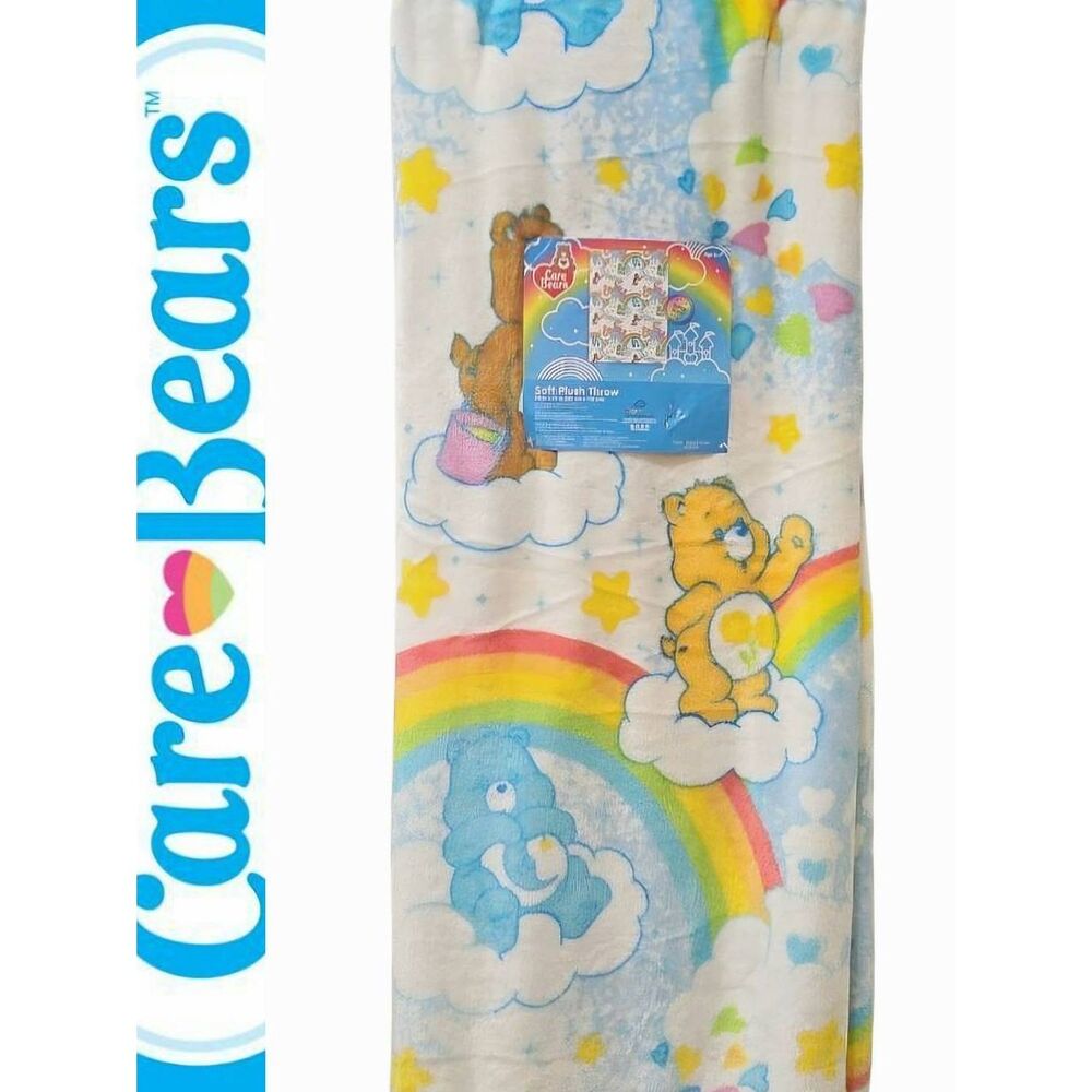 Care Bears Rainbow Bear Plush Throw Blanket